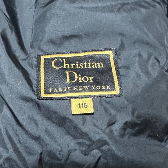 Y2K Style Christian Dior Kids Multicolor Logo Hooded Puffer Vest - Picture 5 of 5